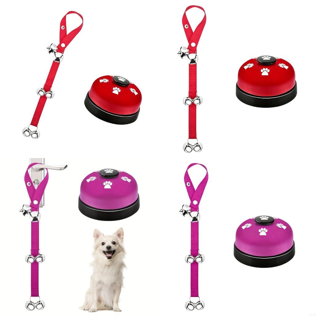 Training Clicker Dog - 2PCS Pet Alerts Bells Rope And