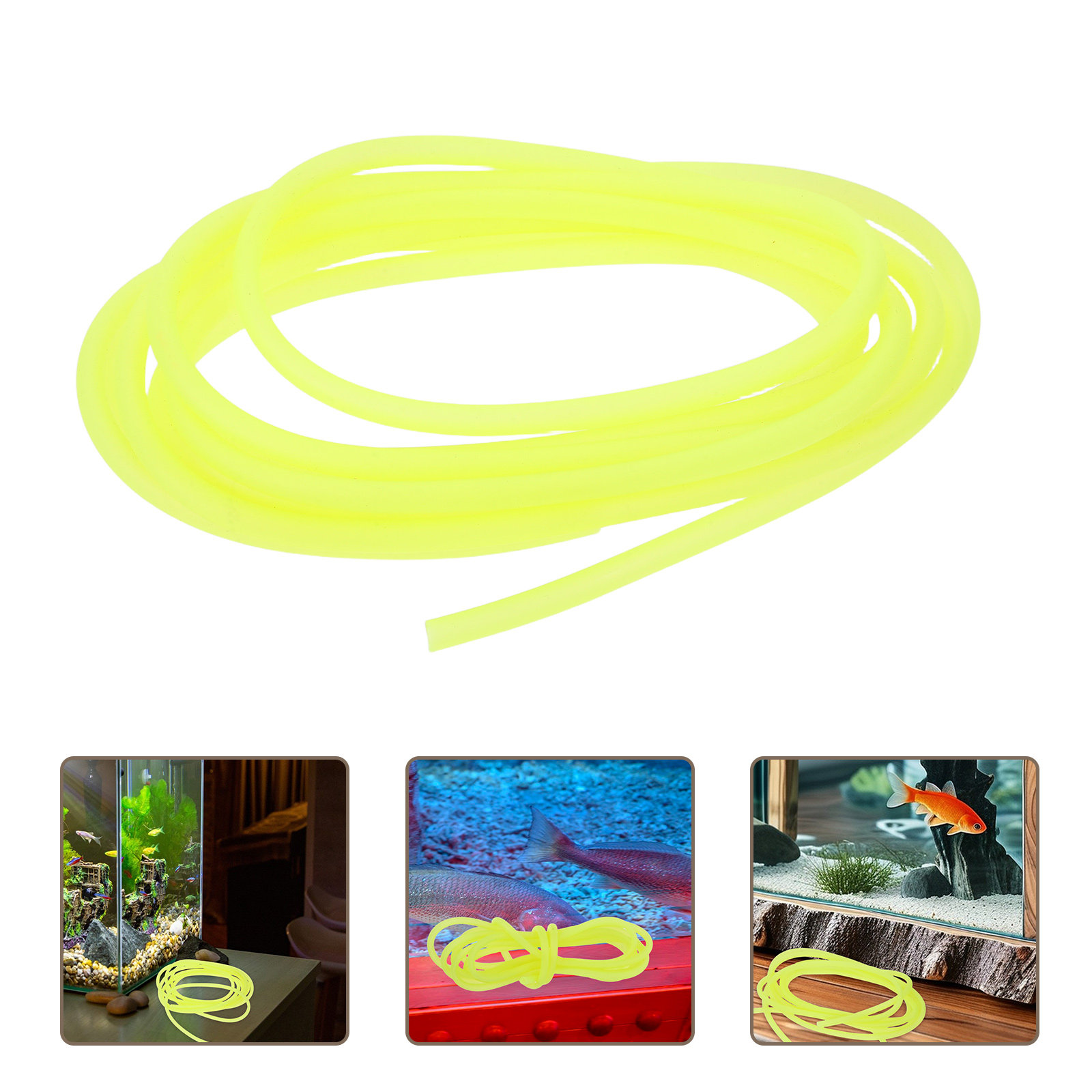 Aquarium Fish Tank - PVC Flexible Aquarium Oxygen Hose Thickened
