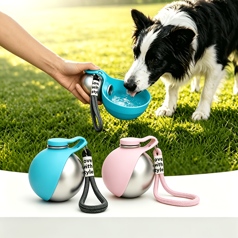 Pet Supplies Dog Food - Dog Water Bottle Stainless Steel 285ml
