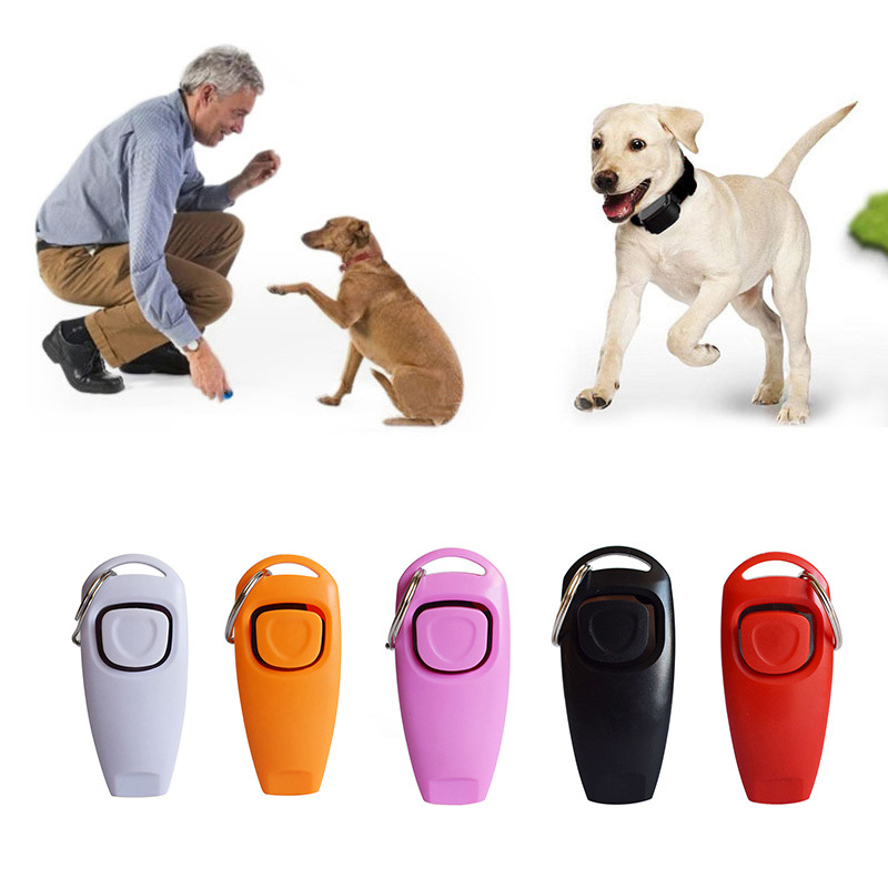 Training Clicker Dog - 2 In 1 Pet Dog Clicker
