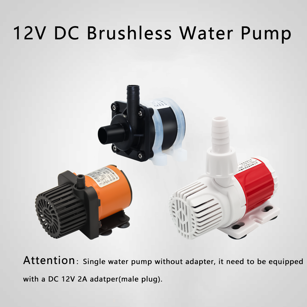 Aquarium Fish Tank - 12V DC Brushless Small Submersible Pump