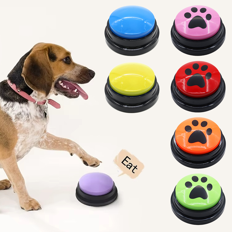 Training Clicker Dog - Dog Cat Communication Buttons Voice Recording