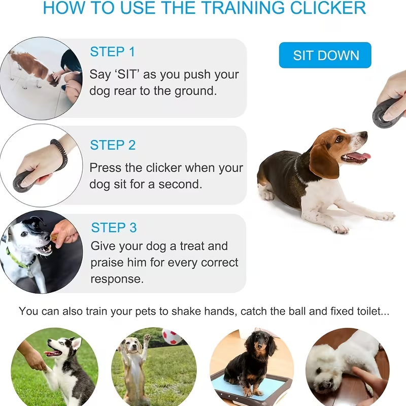 2 in 1 Dog Training Clicker Pe - Training Clicker Dog review and price
