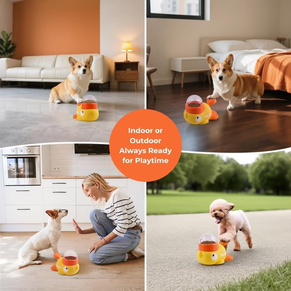 Yellow Duck Pet Snack Dispense - Pet Supplies Dog Food review and price