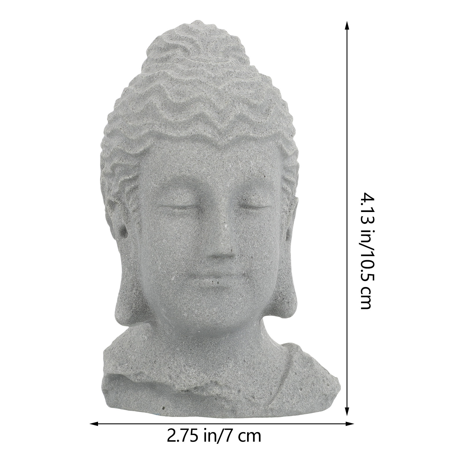 Meditating Buddha Head Statue  - Aquarium Fish Tank review and price