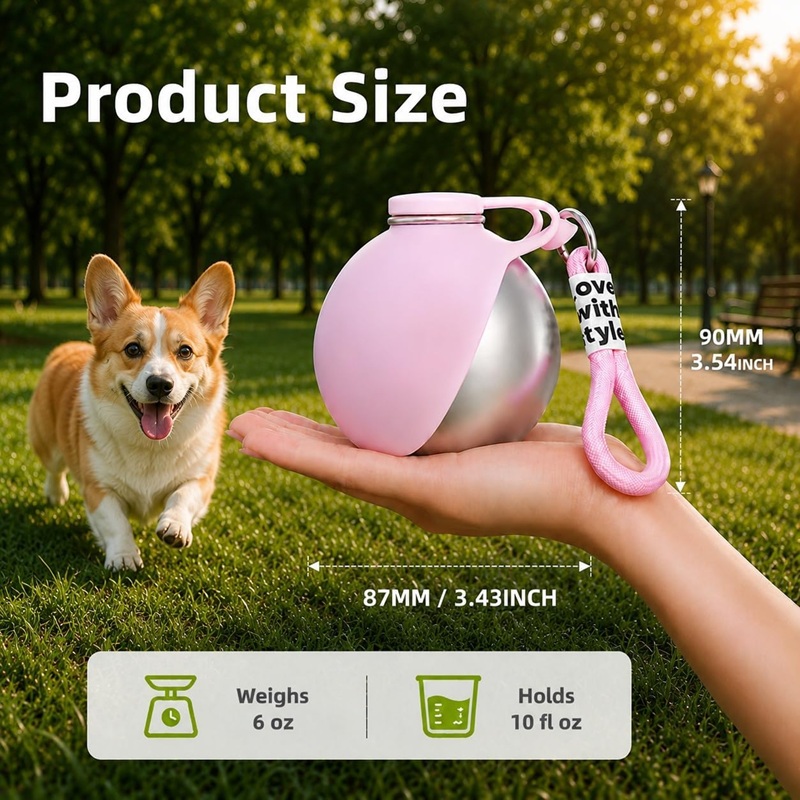 Dog Water Bottle Stainless Ste - Pet Supplies Dog Food review and price
