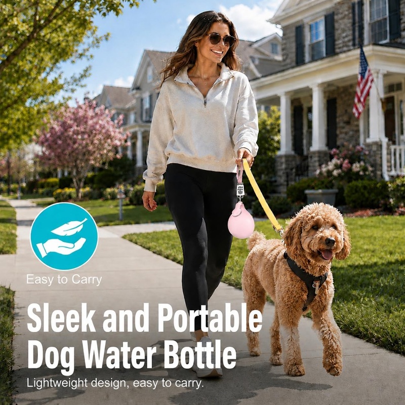 Dog Water Bottle Stainless Ste - Pet Supplies Dog Food review and price