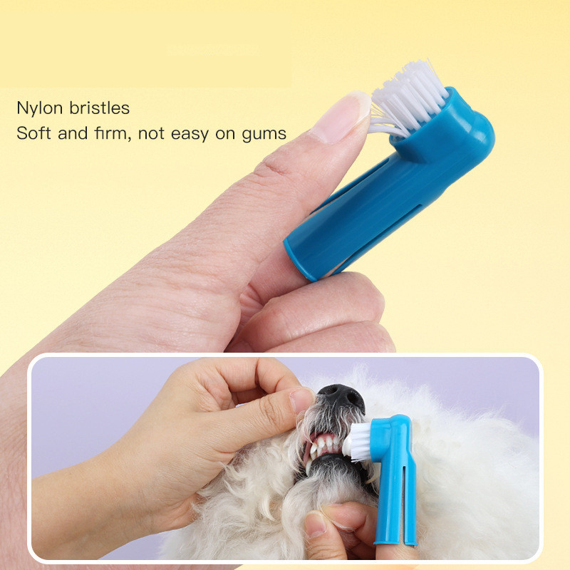 Soft Pet Finger Dog Toothbrush - Pet Supplies Dog Food review and price