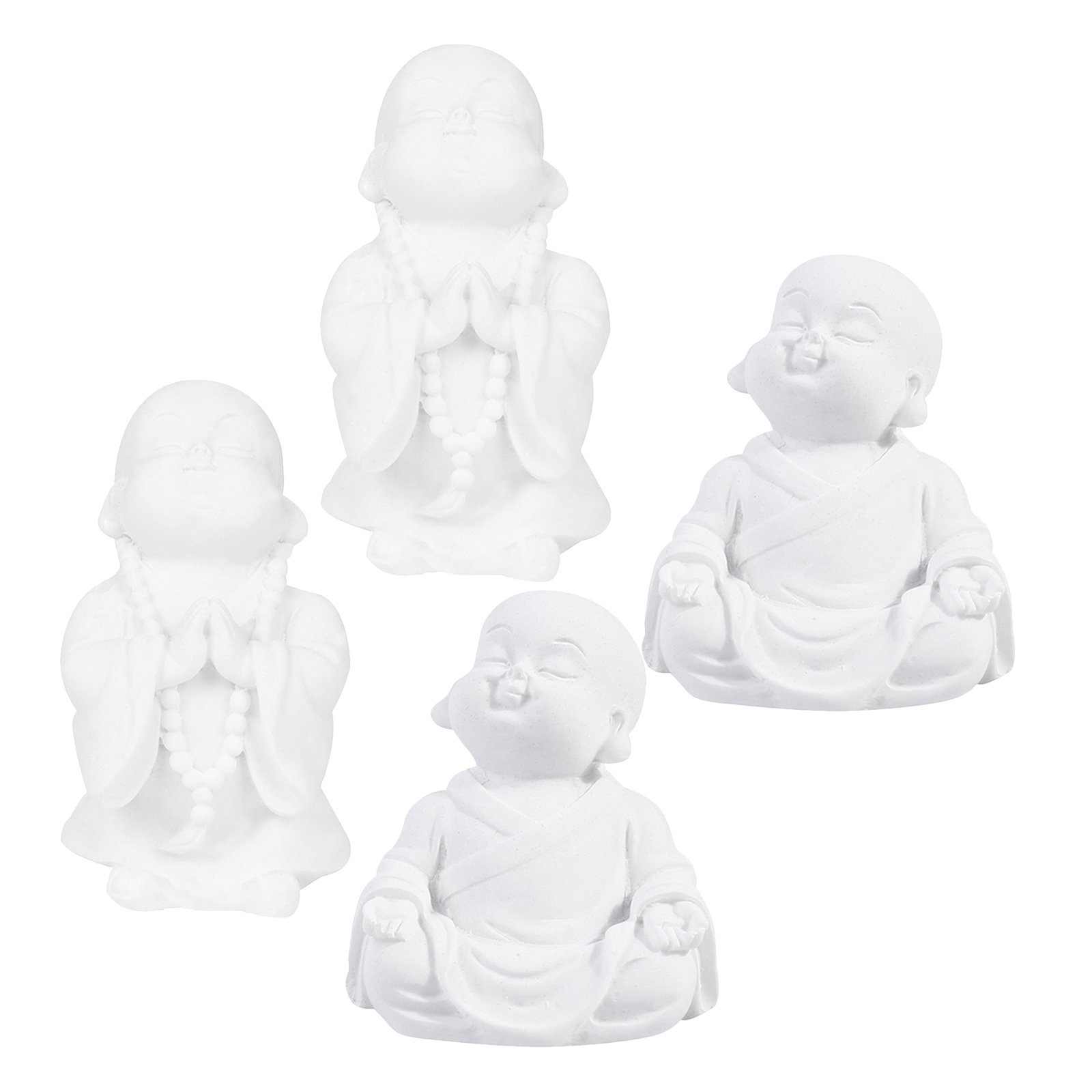 4Pcs Resin Buddha Statue Home  - Aquarium Fish Tank review and price